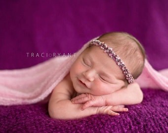 Fancy Boho chic halo headband. Infant, toddler, child, adult sizes