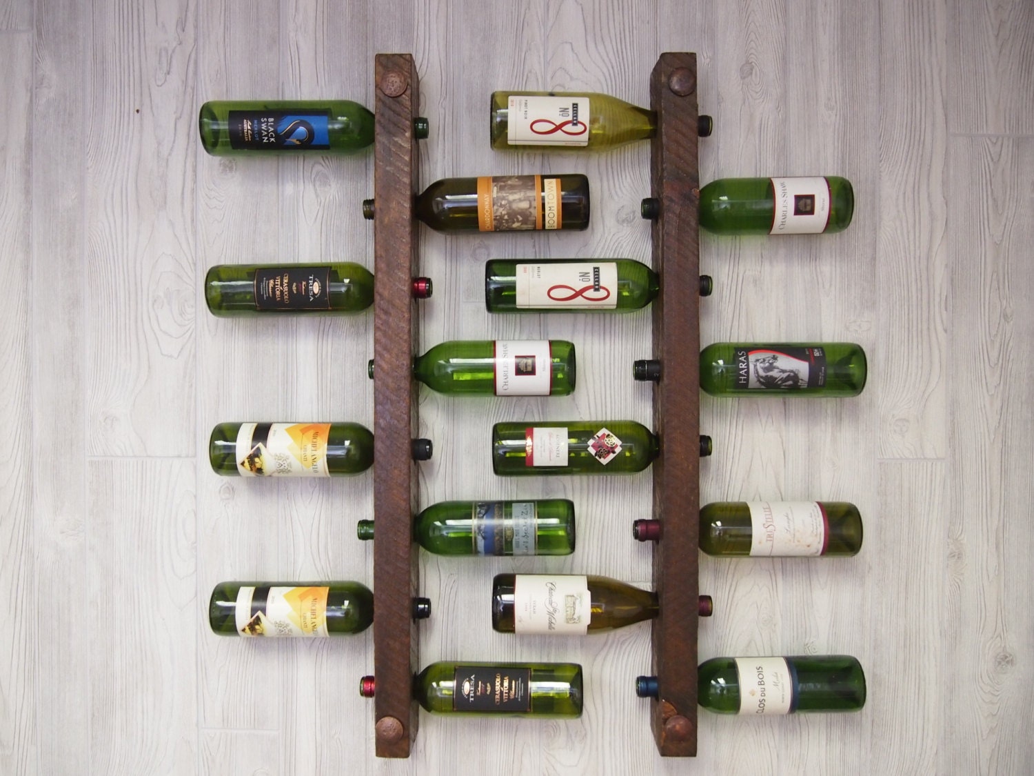 8 Bottle Tuscan Wine Racks, Set of 2