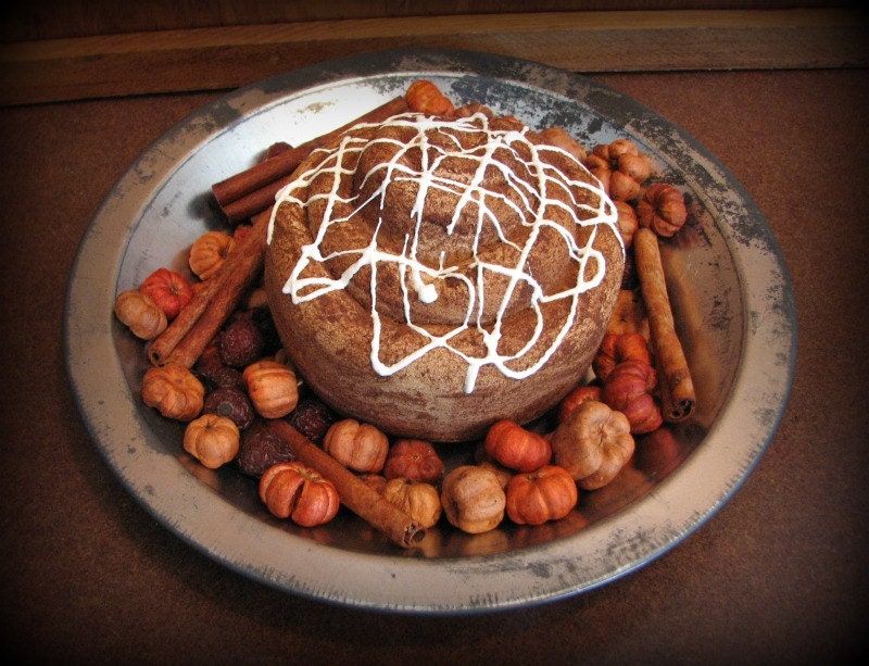 Primitive Faux Cinnamon Roll Fake Food Home Decor