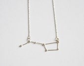 Ursa Major / Big dipper necklace sterling silver