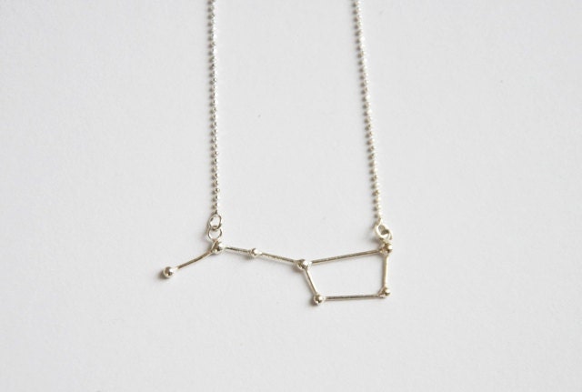 Ursa Major / Big dipper necklace sterling silver