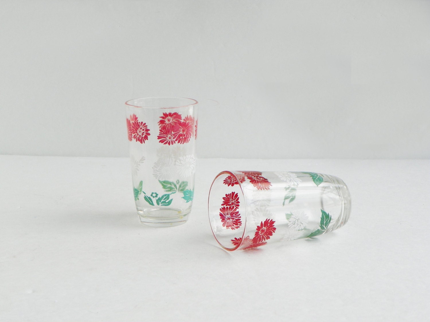 Vintage Juice Glasses- Set of 2