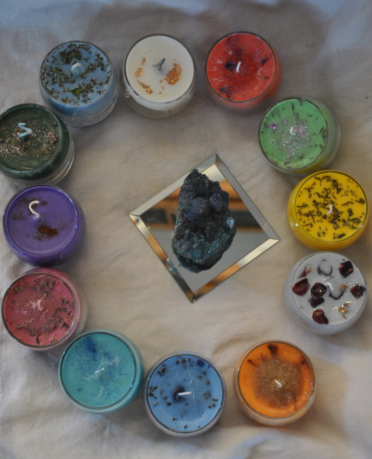 12 ZODIAC SUN SIGNS Soy Candles - Set of 12 - One for each Sun Sign - Small Jar Candles