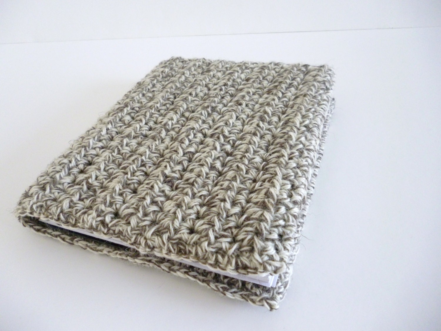 Sketchbook with wool cover - undyed British wool - wool journal cover - eco friendly