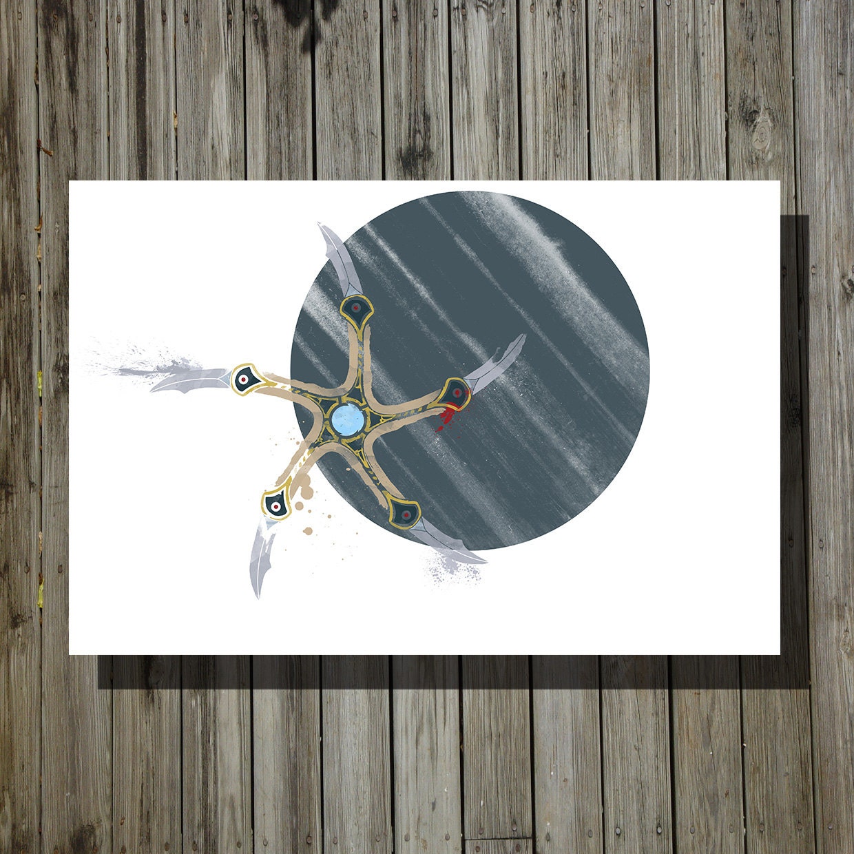 Krull The Glaive geek art movie poster nerd poster print size 11x17 minimalist art