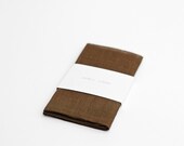 Brown pocket square