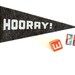 HOORAY Felt Pennant