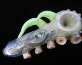 Glass Pipe - Blown Glass Pipe - Tobacco Pipe - Tobacco - Octopus Tentacle - Eyeball Pipe - Slyme Glass