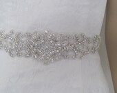 Belt wedding-bridal belt wedding-crystal belt wedding-bridal sash wedding belt--KATE