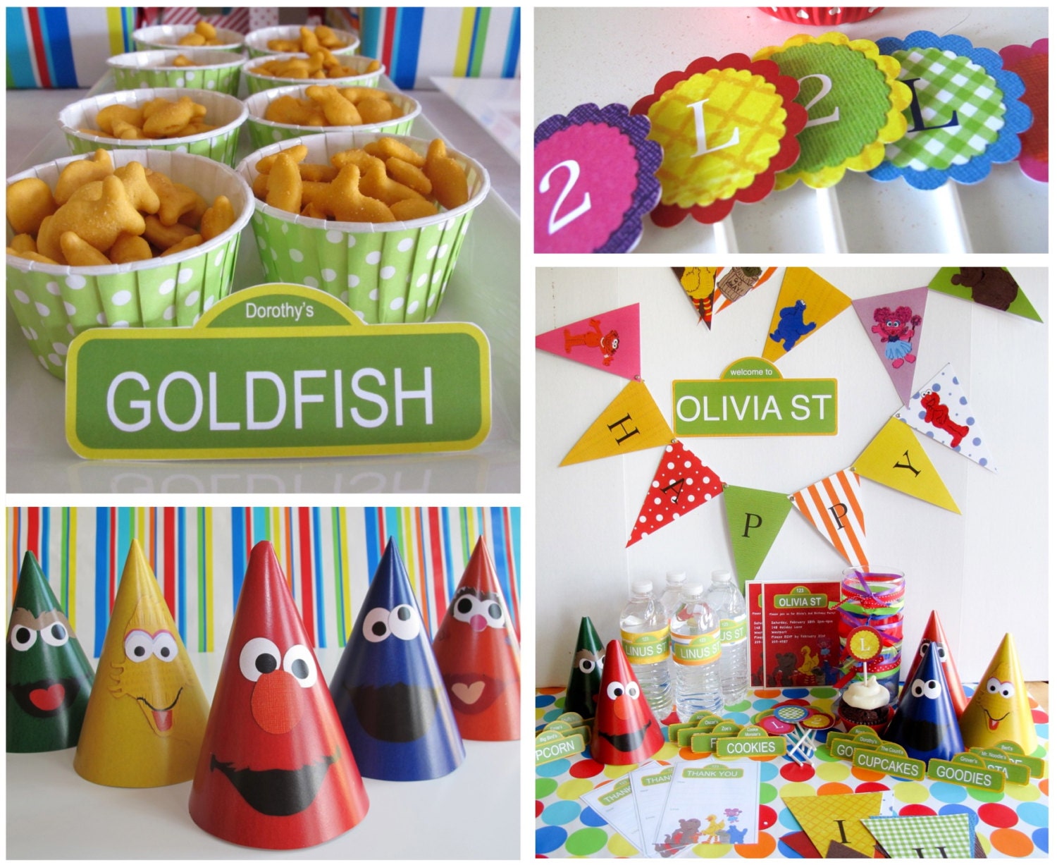 Sesame Street Party Pack, Customized