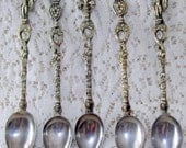 Vintage Montagnani Style Demitasse Spoon Set