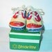 Vintage Toddler Sneakers Stride Rite Shoes with Laces and Box Left Right Size Two