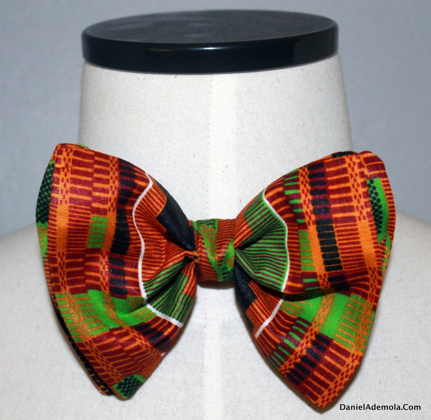 african print bow tie
