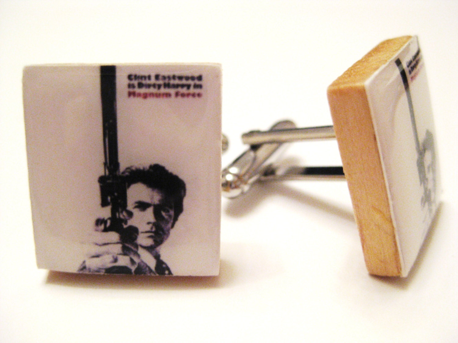 Mens Cufflinks Dirty Harry Magnum Force Clint Eastwood Movie
