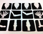 X-Ray, Edible Fondant Cupcake or Cookie Toppers