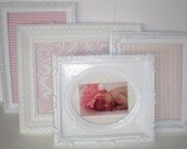 COLLECTION OF 4 MAGNETIC boards-3  Vintage and 1 Vintage inspired frames- Nursery Decor-Baby shower gift