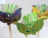 Mardi Gras Cupcake Toppers - JCHands