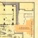 Vintage Map Roman Forum City Plan 1933 Classical Architecture Ancient Rome