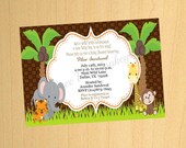 DIY Safari/Jungle Baby Shower Invitation (Digital File) Il_170x135