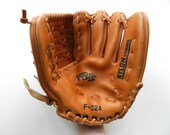 Leather Baseball Glove - Vintage Baseball Equipment - Sports Memorabilia