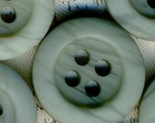 22 Vintage Pale Green Faux Stone Plastic Sewing Buttons 5/8 inch 15mm