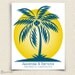 Unique Wedding Guest Book - The Palmwik - A Peachwik Interactive Art Print - 75 guest sign in - Destination Wedding