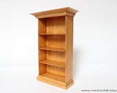 Miniature Doll Bookcase in 1/6 scale (Blythe, Barbie, Momoko, Bratz, etc.).
