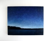 Night Sky Oil Painting - 8 x 10