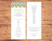 Printable Wedding Program