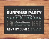 Printable Surprise Party Invitation