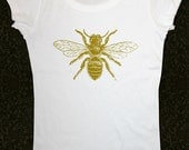 Bee 1 Shirt - Women's Short Sleeve Scoop Neck Cotton T-Shirt Contoured Fit