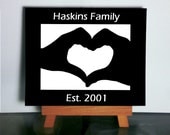 Customizable Family Art Papercutting 8x10