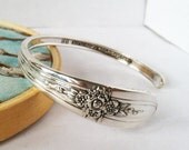 Spoon CUFF Bracelet, Size Medium, Triumph 1941, Eco Friendly Upcycled Spoon Jewelry