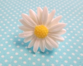 flower ring daisy ring adjustable ring