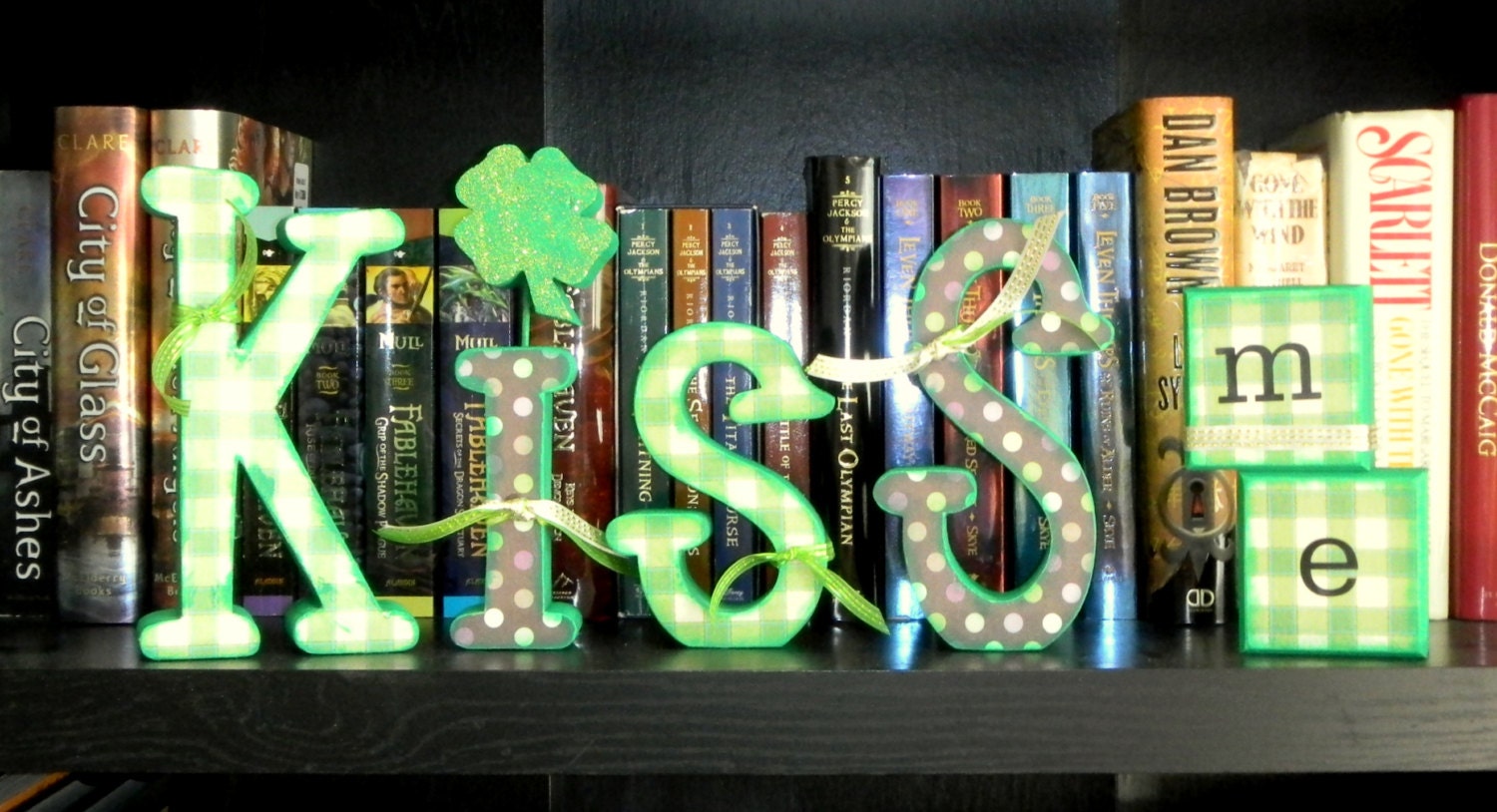 KISS ME - Perfect for St. Patricks Day Decor