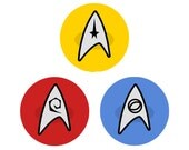 Star Trek Insignia Pins (Set of three)