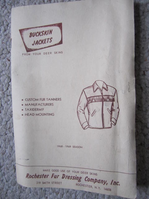 Rochester Fur Dressing Inc 1968 - 1969 brochure.