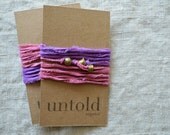 Rose & Violet Cotton Wrist Wrap