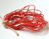 5 yards RED abaca twine, manila hemp