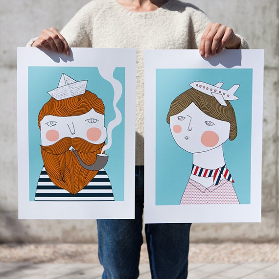 Bon voyage - Big prints - 13 x 19