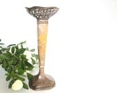 Silver Candle Holder - Art Nouveau - Romantic - Tabletop - Collectibles