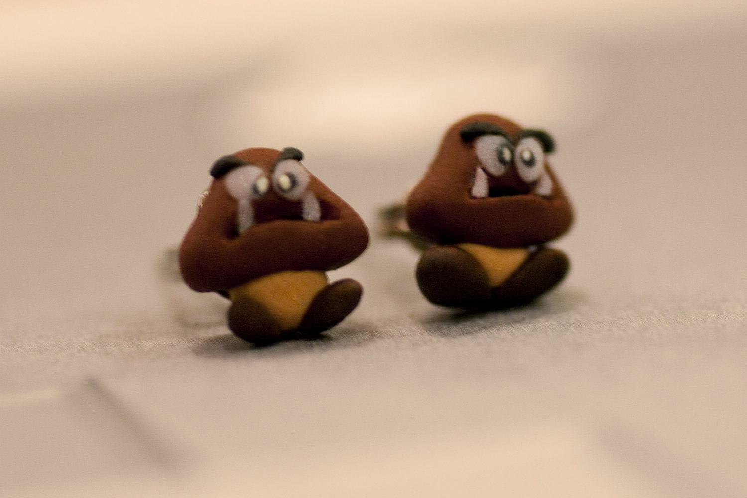 Goomba Earrings Mario