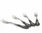 Springtime Seafood Forks Stainless Japan Cocktail Set 4