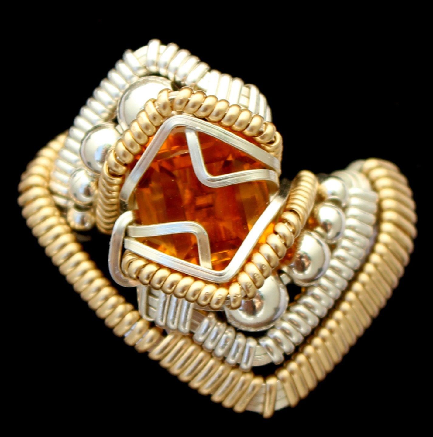 Citrine Ring (Size 9.5-10.5)