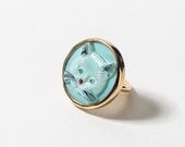 Kidders / Cat Ring - Teal