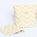 FREE SHIPPING - Wet Bag Set With Dry Pocket and Changing Pad Sand Natural Chevron
