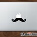 Mustache Laptop Decal - FREE SHIP