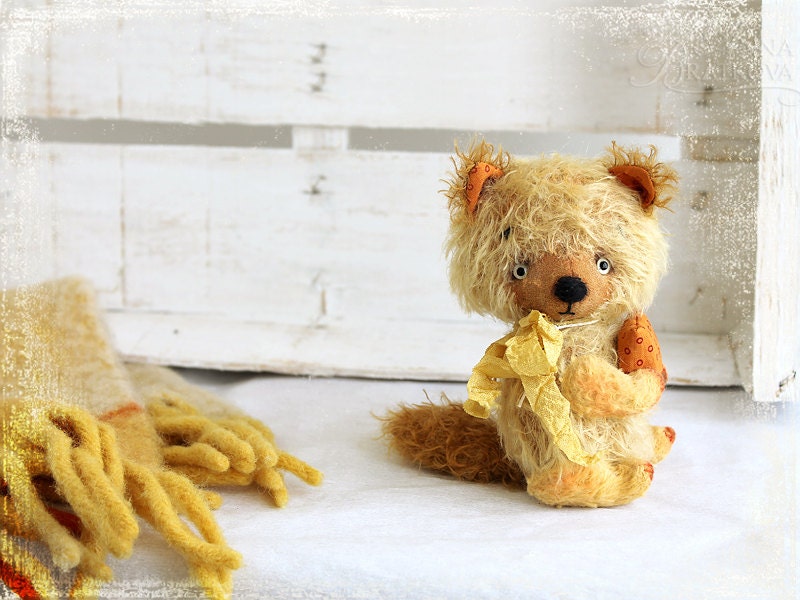 Artist Teddy Mini Fox Lisyonok 6 inches