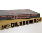 Vintage Gregg Shorthand & Audels Oil Burner Guide