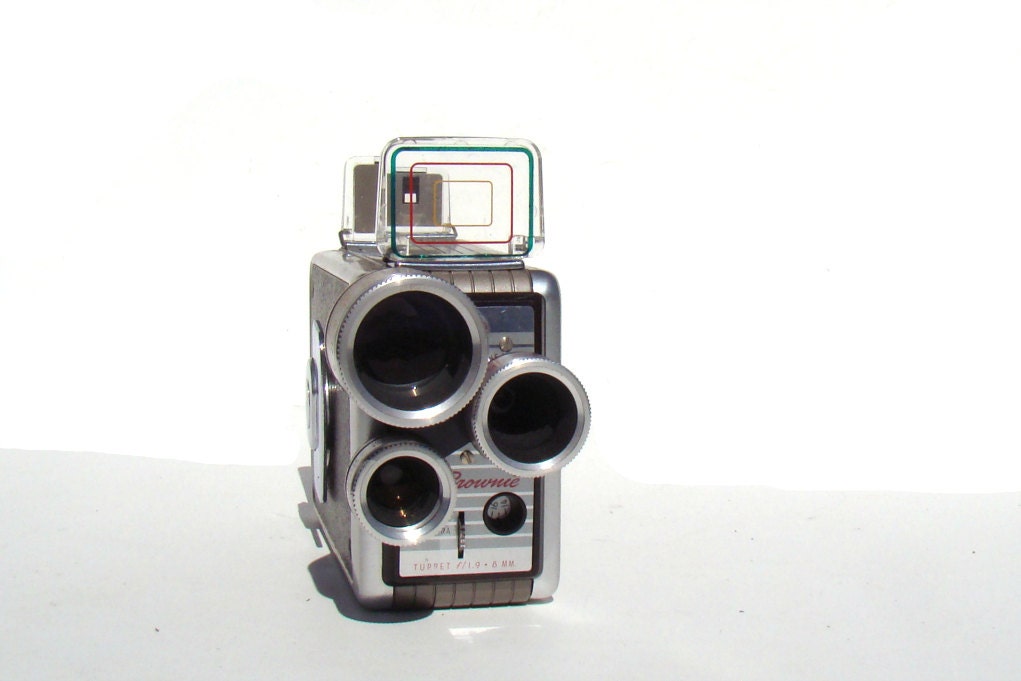 Camera Collector - Vintage Kodak Turret Movie Camera - Home Decor